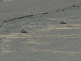 china deployed tanks on lac