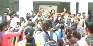 Protest of students