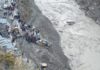 Glacier broken in Chamoli