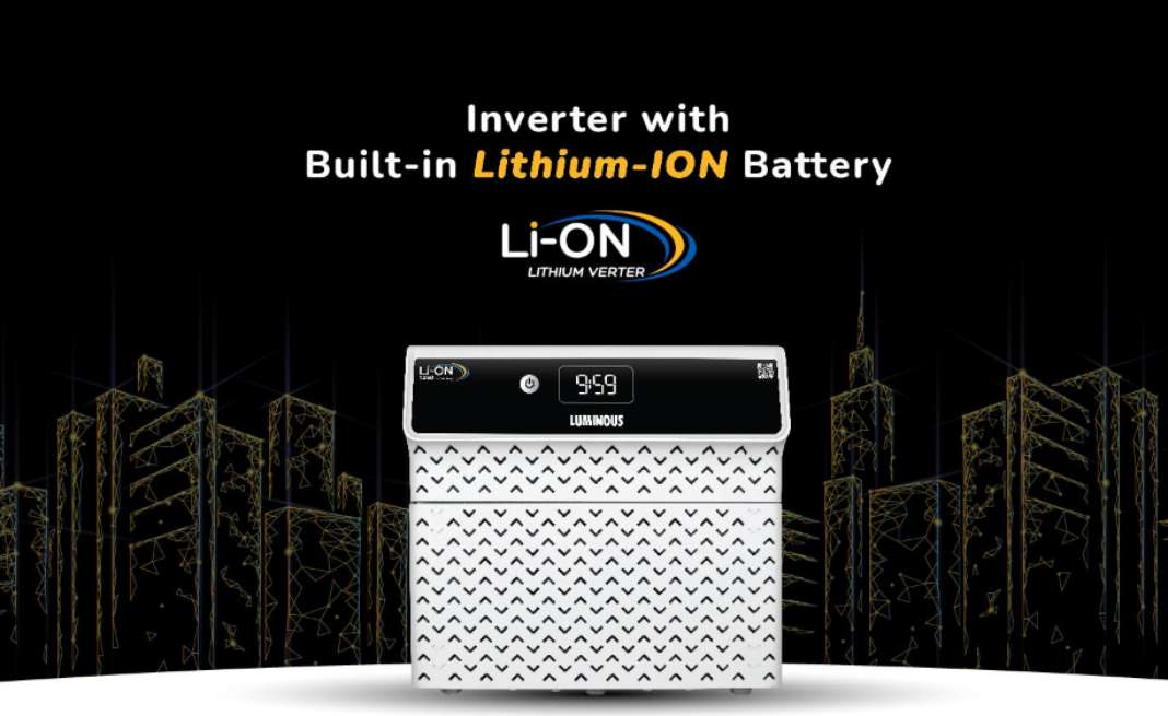Inverter with in-built Lithium Battery