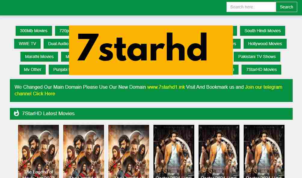 7StarHD 2022: HD quality new movies download from 7starhd and watch online