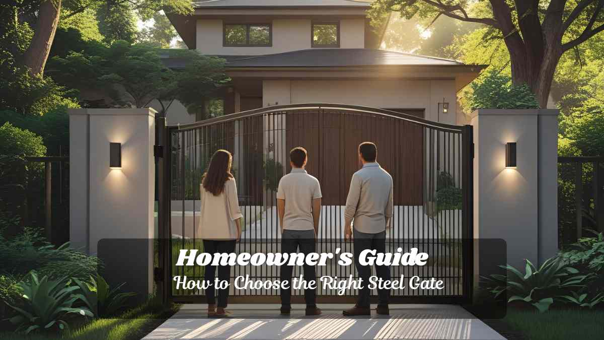 Homeowner’s Guide: How to Choose the Right Steel Gate Homeowner’s Guide: How to Choose the Right Steel Gate